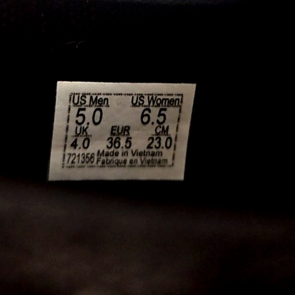 Vans Mary Jane Creeper Shoes Grunge Core Black Leather Size Women's 6.5 Men's 5 - Picture 7 of 8